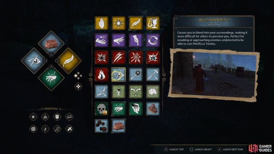 Set up a Skill Set with Sack, Levioso and Disillusionment