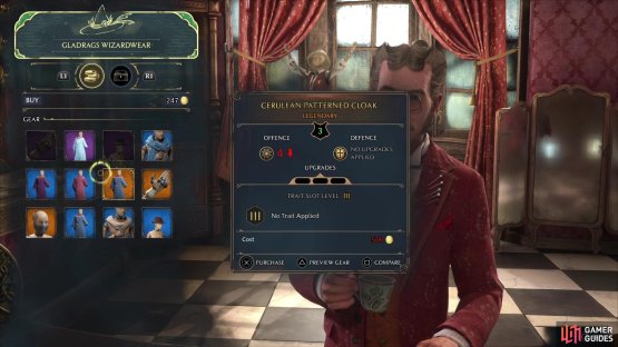 Make easy gold by selling unwanted items at any shop in Hogwarts Legacy. (2/2)