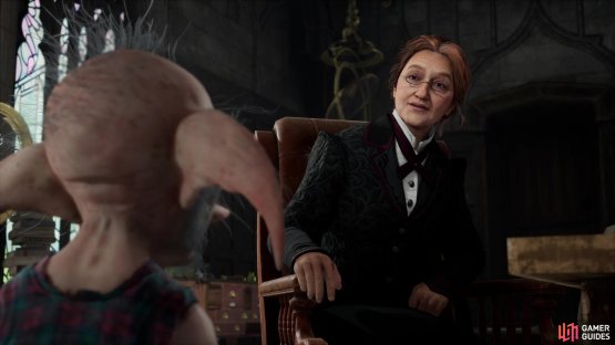 Deek and Professor Weasley talking about THAT room.