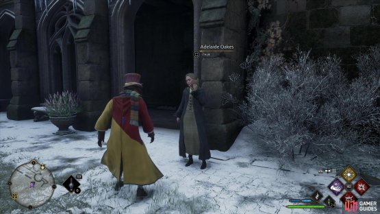  Rowland Oakes&rsquo;s niece Adelaide Oakes will be waiting there to start the side quest.