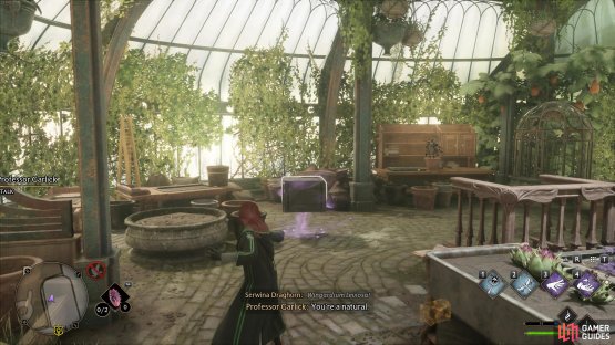 then use the spell to move around objects in the air!