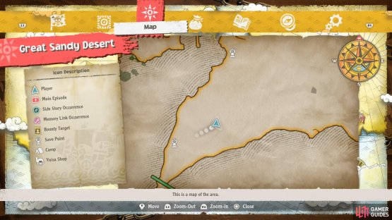 The location of the first !Yaya Cube on the map