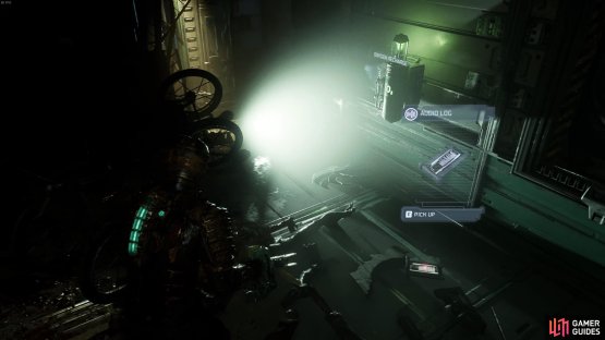 You&rsquo;ll find the Colony&rsquo;s Problems audio log on the floor at the end of the hallway.