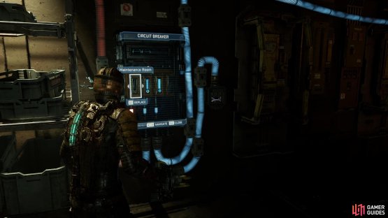 You need to power the Maintenance Room and the Elevators from the Circuit Breaker, forcing you to turn off the Lights.