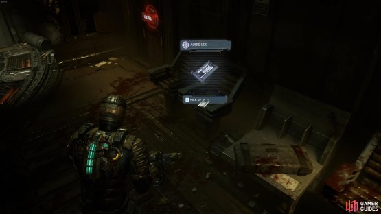You&rsquo;ll find Temple&rsquo;s Log 01 on this chair in the Control Room.