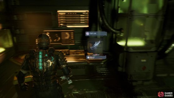 You&rsquo;ll find the log on this computer desk in the corner of the room.