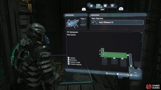 You can reach Flow Control from the &ldquo;To West Tower&rdquo; door