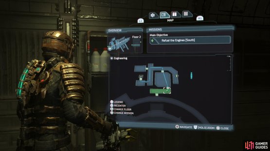 You&rsquo;ll need to go through the Decontamination Room, and survive the quarantine to get to the schematic.