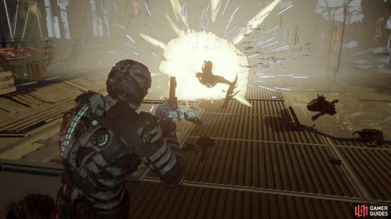 The Pulse Rifle’s Alternate Fire is a Proximity Mine that can be used as a grenade launcher.