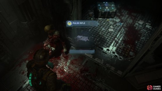 You can get the Pulse Rifle in the  Medical Tram Station.