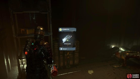 The schematics will be in a small room where the tentacles have covered the place. Shoot the pustule, go down on the elevator, and go into the small room.