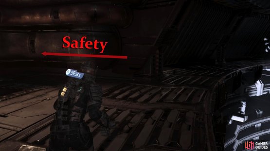 As you make your way out of the room, use the small rooms to avoid the rotating Clutch Generator Modules.