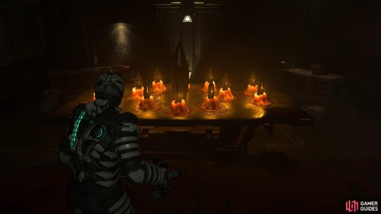 Interact with the table to place them, then you&rsquo;ll get a single line of dialogue from the Marker.