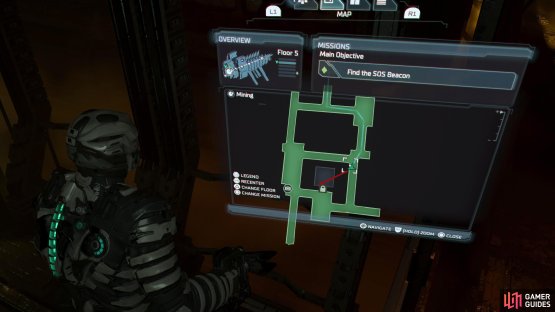 Head to the end of the hallway to the right of the small locked room where you&rsquo;ll see an open window.