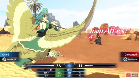 this will allow him to join Chain Attacks at great distances.