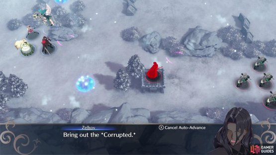 !Kagetsu and !Zelkov will rush two mid-field forts, where they&rsquo;ll summon reinforcements.