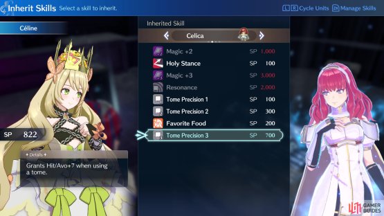 and, assuming you&rsquo;ve reached Bond Level 5, you can spend Skill Points to purchase Inherited Skills.