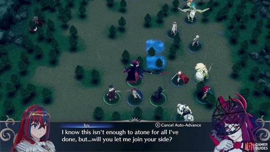 Ivy will show up to assist you during Chapter 11&rsquo;s story battle, and will remain at your command the rest of the game.