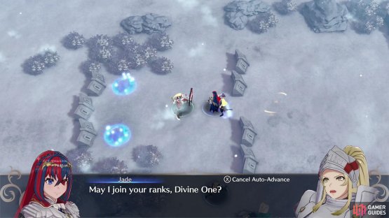Talk to Jade during Chapter 9&rsquo;s story battle and she&rsquo;ll join your cause.