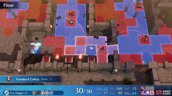 !Celica&rsquo;s !Warp !Ragnarok will allow a character to bypass the rest of the enemies and ambush a !Thief when they reach the treasure chamber.