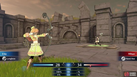 While dangerous, Mitan is immobile, and helpless against foes who can outrange her.