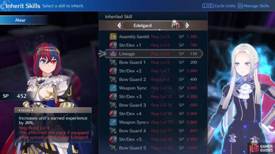 It&rsquo;s a good idea to equip Lineage on all of your characters