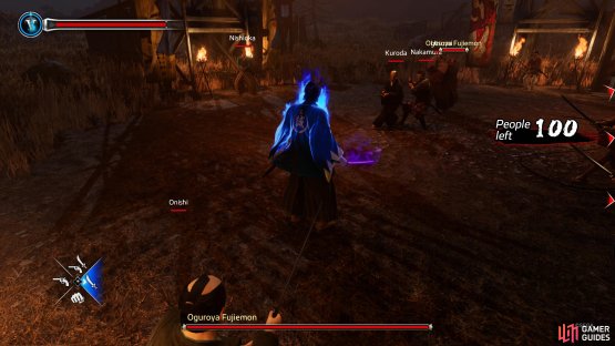 After every 10 or so enemies are defeated, a mini-boss will appear.