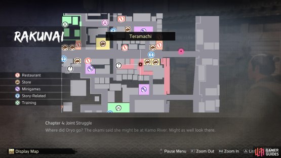 The Barking Dog is located at this spot on the map