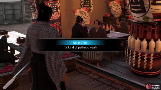 Increase your bond further and you&rsquo;ll find the owner in a drunken stupor - pick the correct dialog options to sober him up and max out your bond.