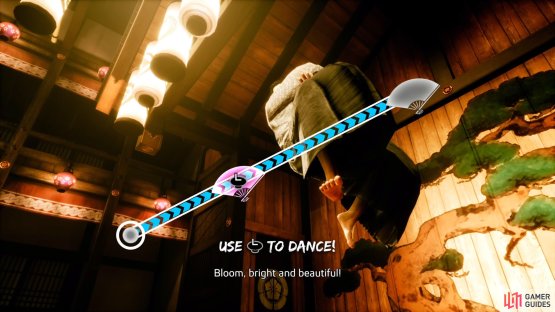 The bonus has you guiding a fan from one end to another