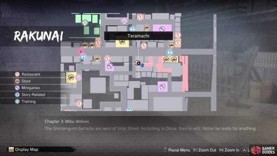 Go to this spot on the map for the Substory