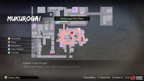 You will find the Injured Dog in Mukurogai