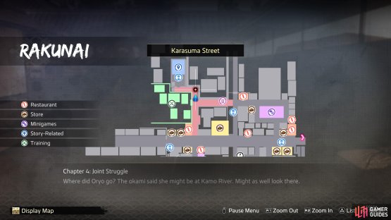 Go to this spot on the map for The Lucky Cat Substory