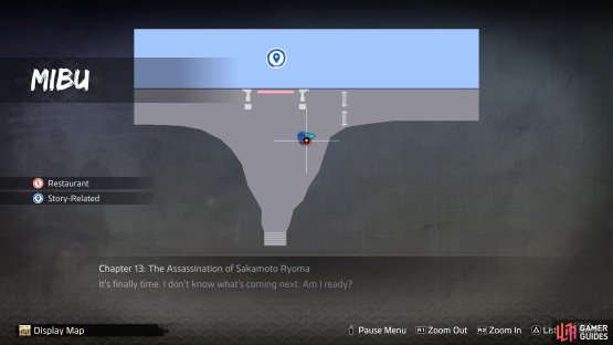 Check this spot on the map for the Memoir