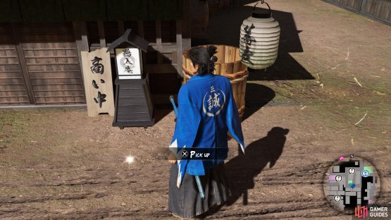 It&rsquo;s found right outside of the Gunman dojo, once you have access to it