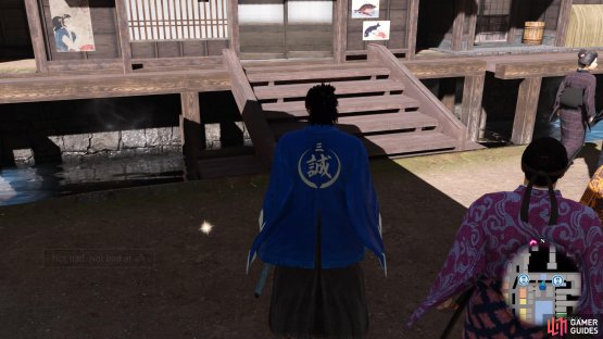 It will be right in front of these stairs