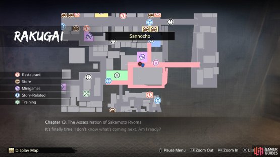 Head to this spot on the map for the Memoir
