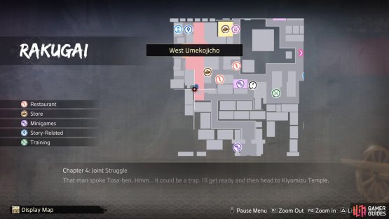 Go to this location on the map to find the Substory