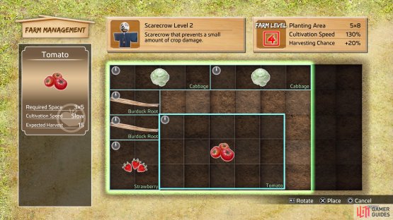 You will also need to expand your farm size to grow them