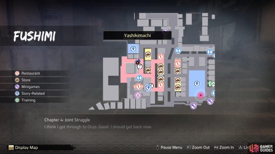 Look at this spot on the map for the dog