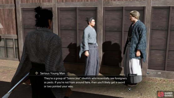 You&rsquo;ll find a &ldquo;Serious Young Man&rdquo; warning a foreigner in North Umekojicho, Rakugai.