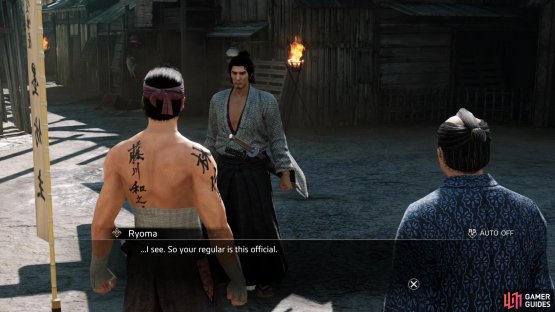 during your chat, the &ldquo;Corrupt Official&rdquo; from Substory 07 - Ee Ja Nai for Justice - will show up and sic the thug on you.