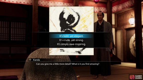 which inspires another painting. Kanda once again wants to hear that his &ldquo;art&rdquo; is &ldquo;bold&rdquo;.