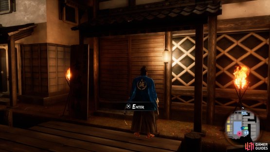 This is the entrance to the Komaki Dojo.