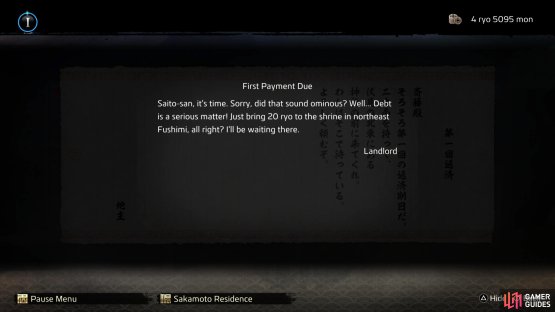 This means that you can pay off the first installment when you have the money.