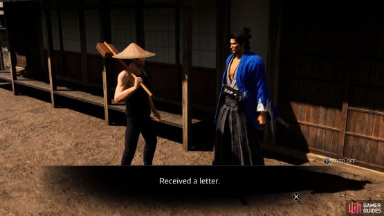 At some point, you&rsquo;ll get a letter from a courier when you exit the house. 