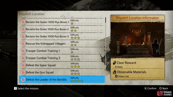 On the Mission Select screen, you&rsquo;ll have a variety of missions to choose from, but you&rsquo;ll need to complete the missions one-by-one to access them.