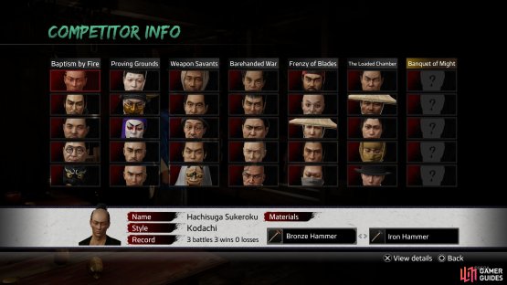 The Opponents option will show you every enemy you&rsquo;ve defeated including what they can drop.