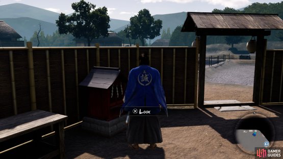 You can access the Virtue Shop by interacting with the nearby shrine.