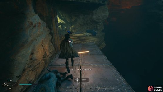 to find a dead Gorger you can scan.